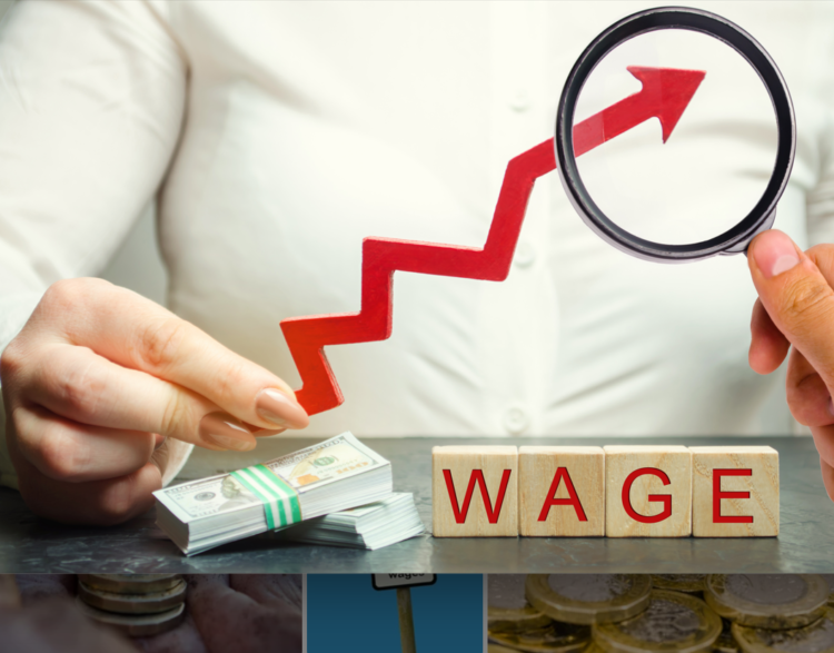 Wage rises, pay increases