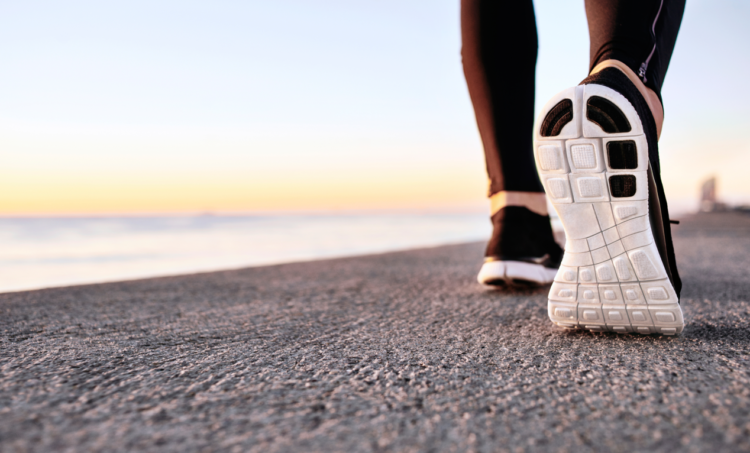 Walking, running, health