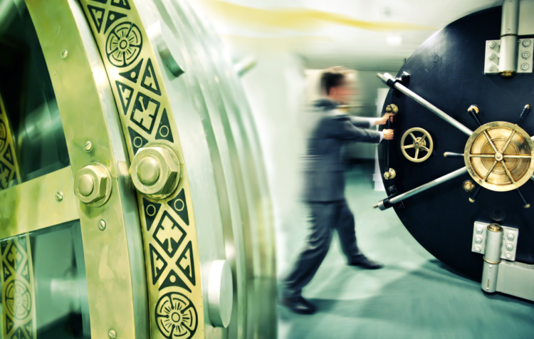 Wealth, money, finance, safe, bank vault, investment