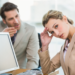 Arguing colleagues, conflict, workplace dispute