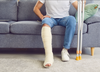 Broken leg, physical health, injury