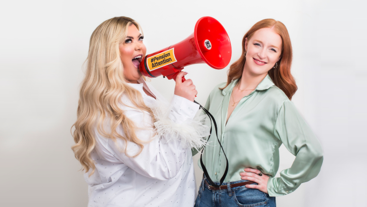 Towie star Gemma Collins, Pension Attention campaign 2024