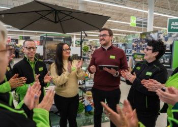 Asda employees at work