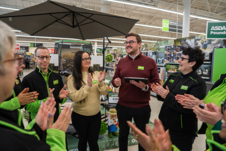 Asda employees at work