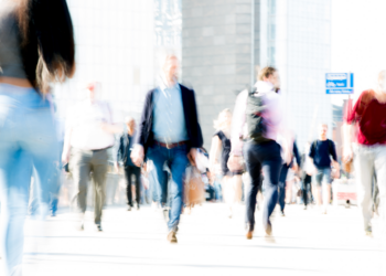 Commuters, city workers, employees