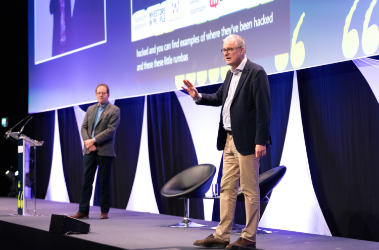 Michael Wooldridge, professor of Computer Science, University of Oxford, director of foundational AI research at The Alan Turing Institute, CIPD Annual Conference 2024, Peter Cheese, CEO CIPD