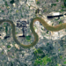 Map of the Thames, east end of London, river, Eastenders