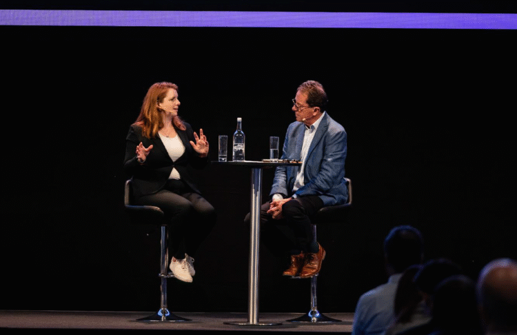 Alison McGovern, DWP, minister, Peter Cheese, CIPD, CEO, Festival of Work, 2025
