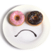 Sad donut, doughnut, perks, snacks, pensions, healthy food, health, wellbeing